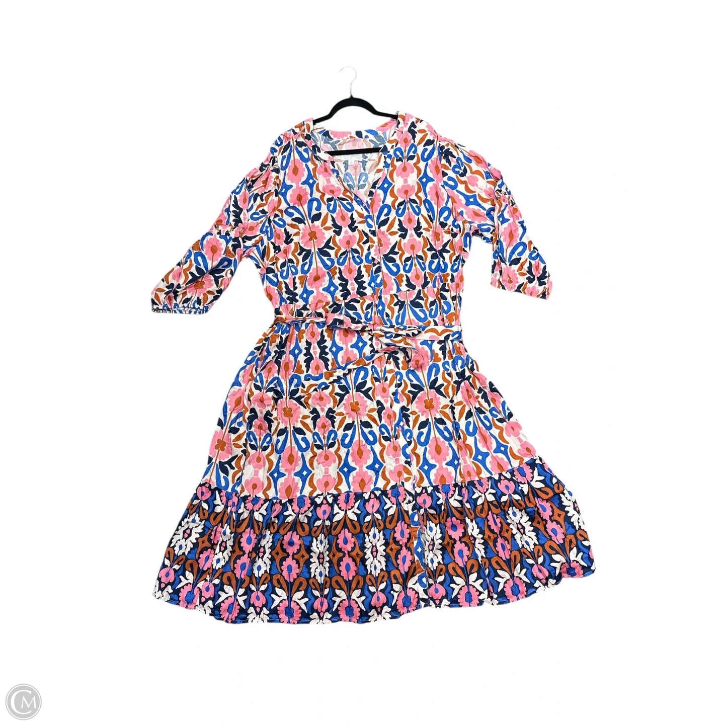 Dress Casual Maxi By Clothes Mentor In Pink, Size: 3x