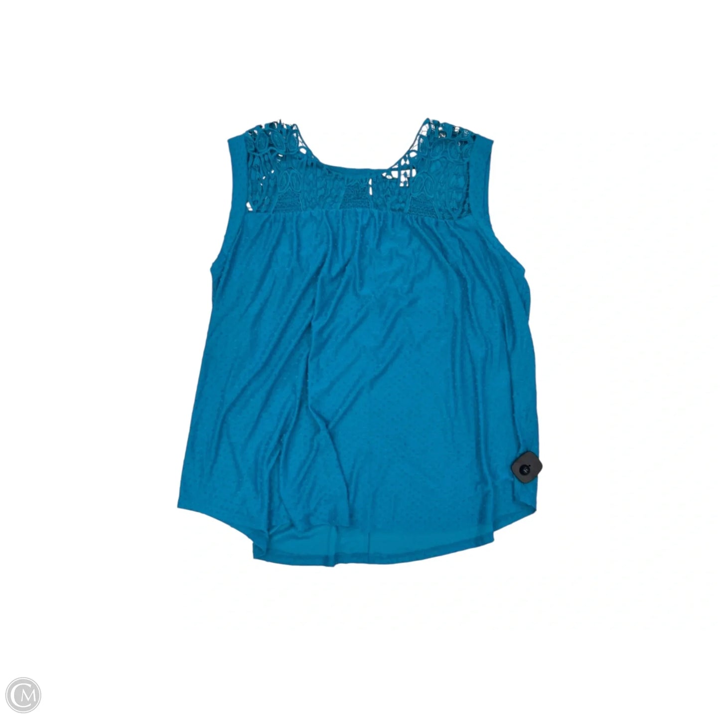 Top Sleeveless By Zac And Rachel In Blue, Size: 2x