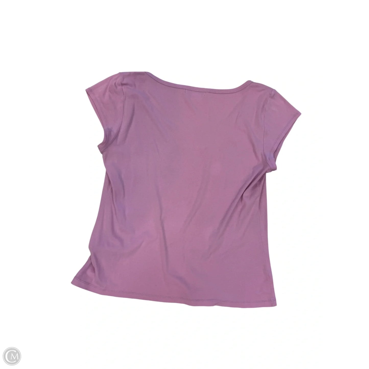 Top Short Sleeve By Liz Claiborne In Pink, Size: L