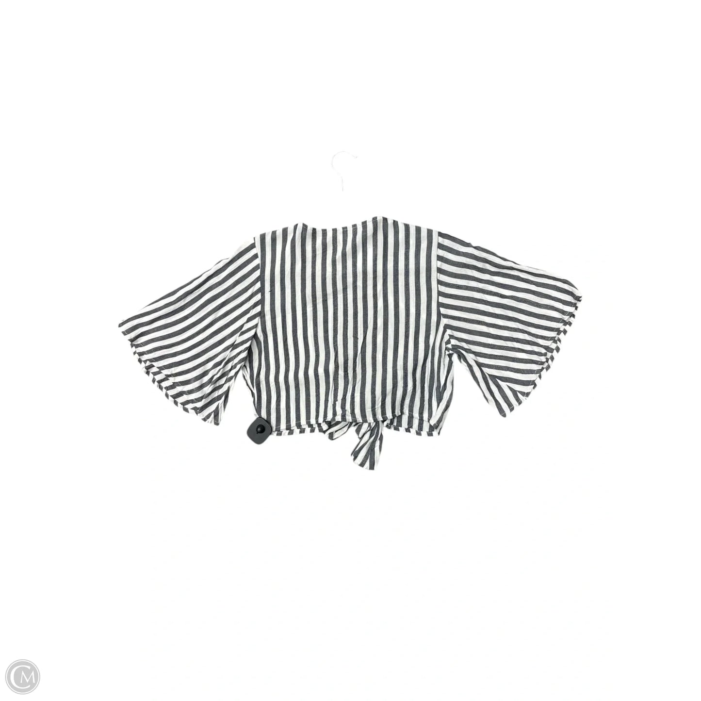 Top Short Sleeve By American Eagle In Striped Pattern, Size: Xs