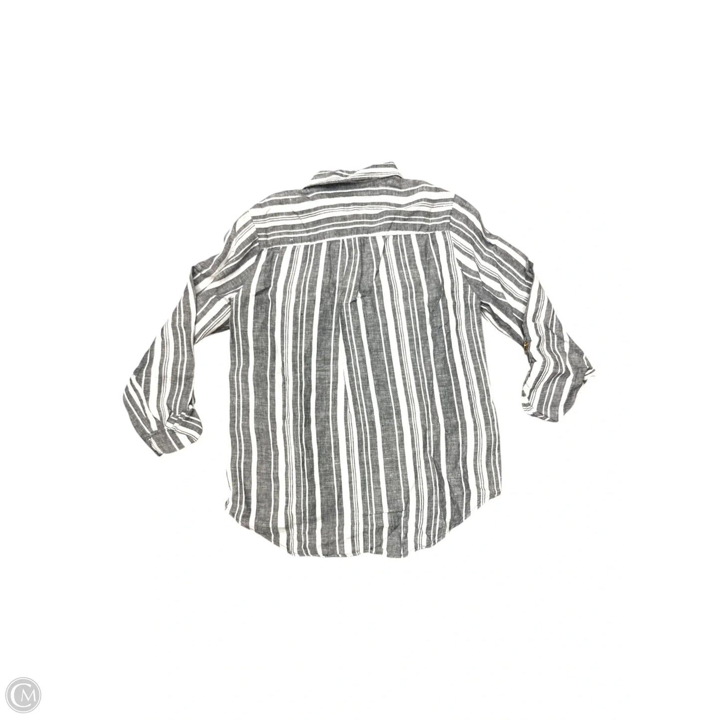 Top Long Sleeve By Ellen Tracy In Striped Pattern, Size: M