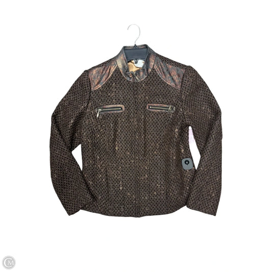 Jacket Other By Chicos In Bronze, Size: M