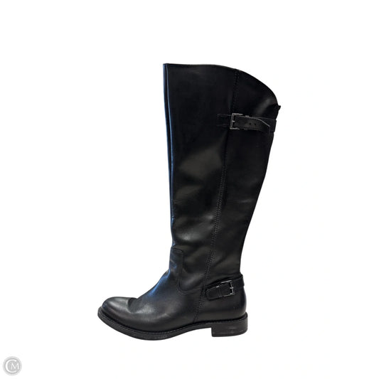 Boots Knee Heels By Ecco In Black, Size: 7.5