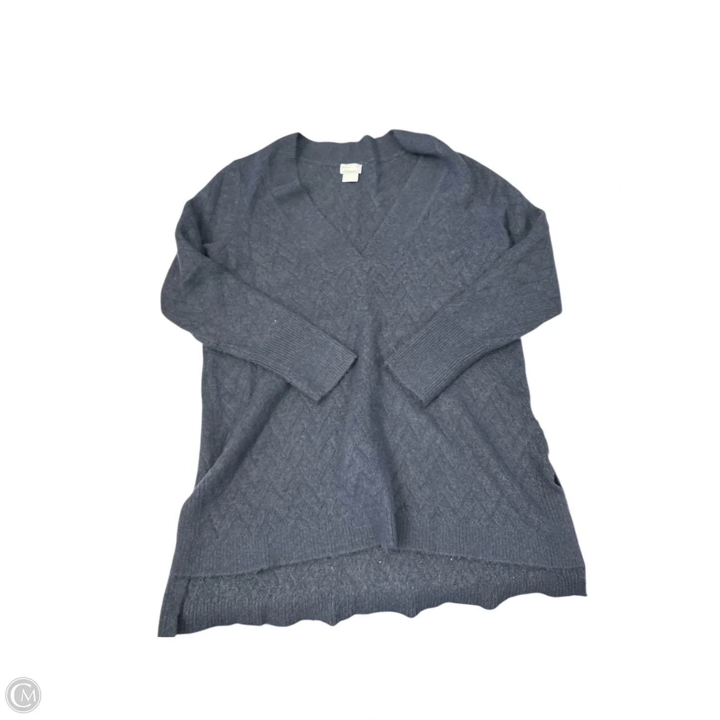 Sweater By Chicos In Blue, Size: M