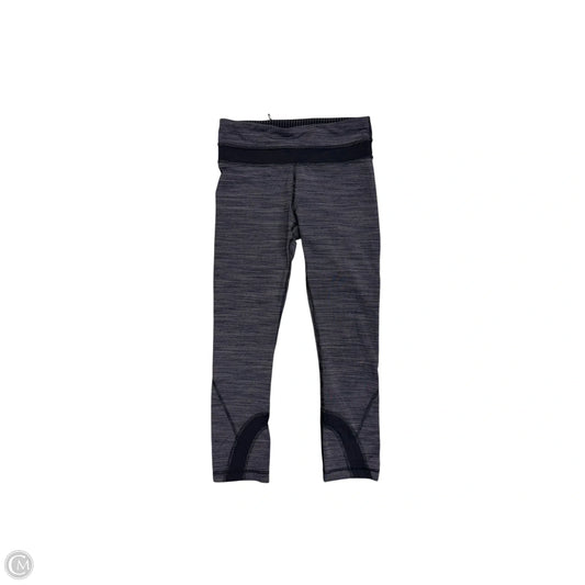 Athletic Capris By Lululemon In Grey, Size: S