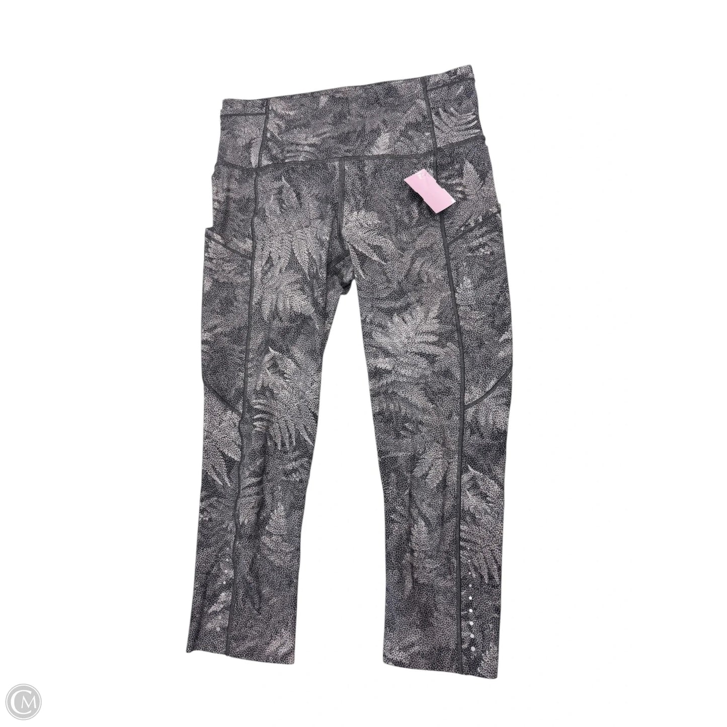 Athletic Capris By Lululemon In Grey, Size: 6