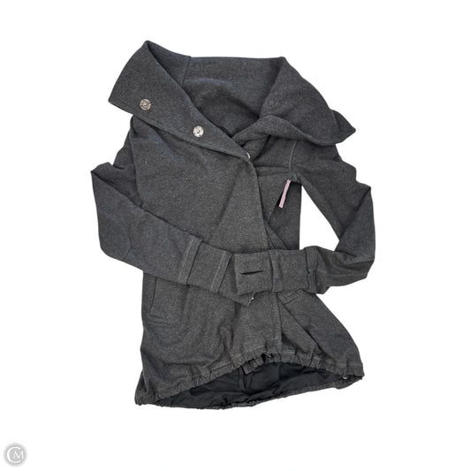 Athletic Jacket By Lululemon In Grey, Size: 4