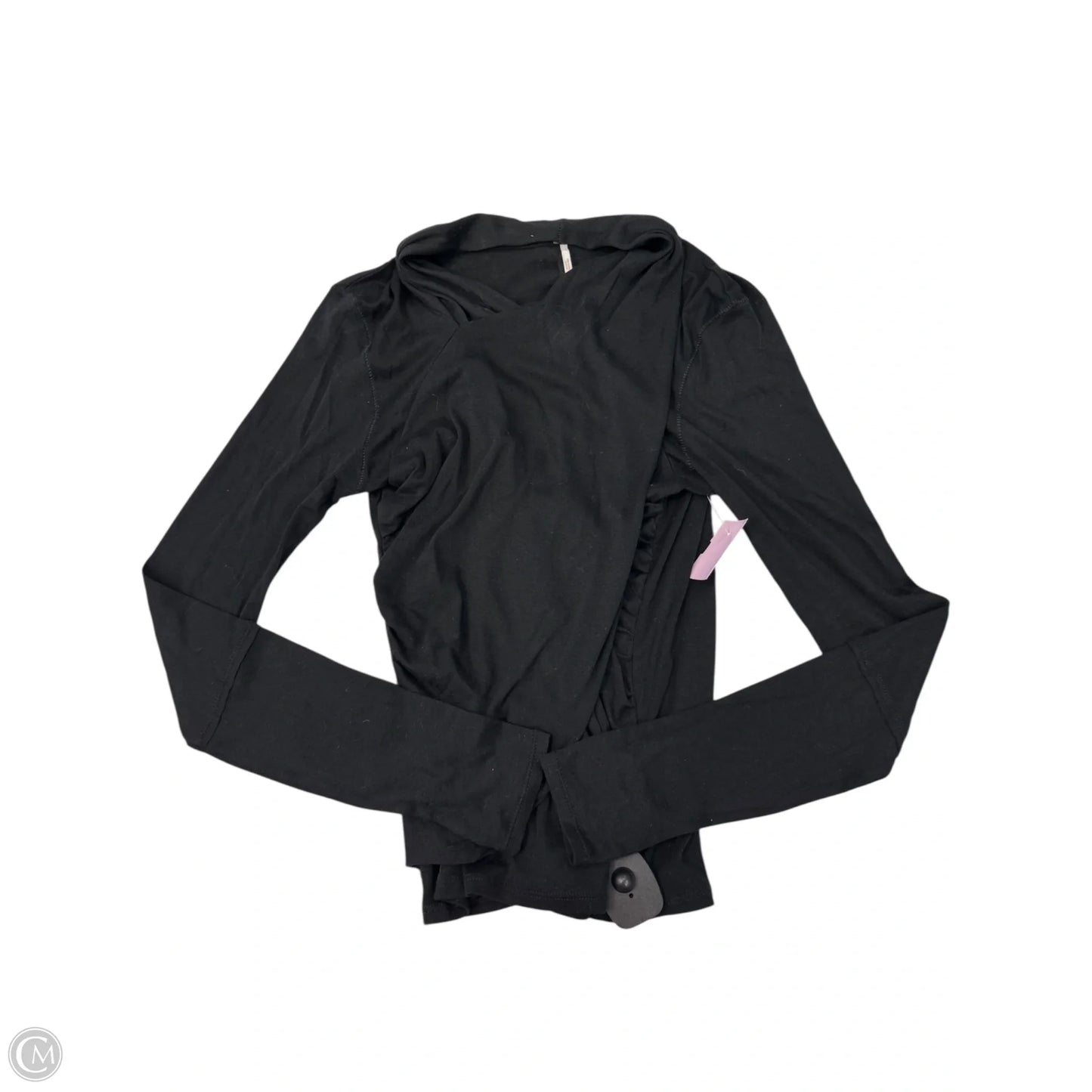 Top Long Sleeve By Free People In Black, Size: S