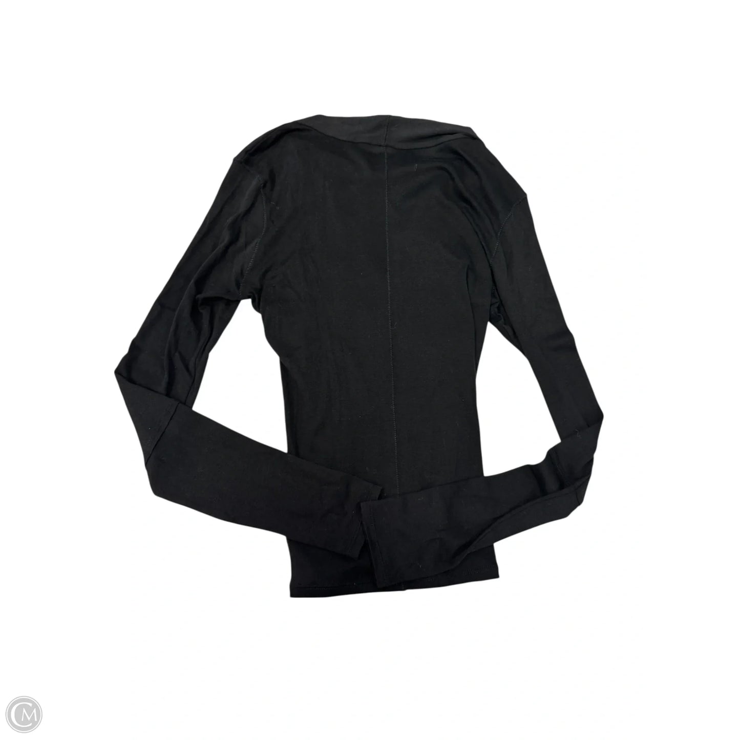 Top Long Sleeve By Free People In Black, Size: S