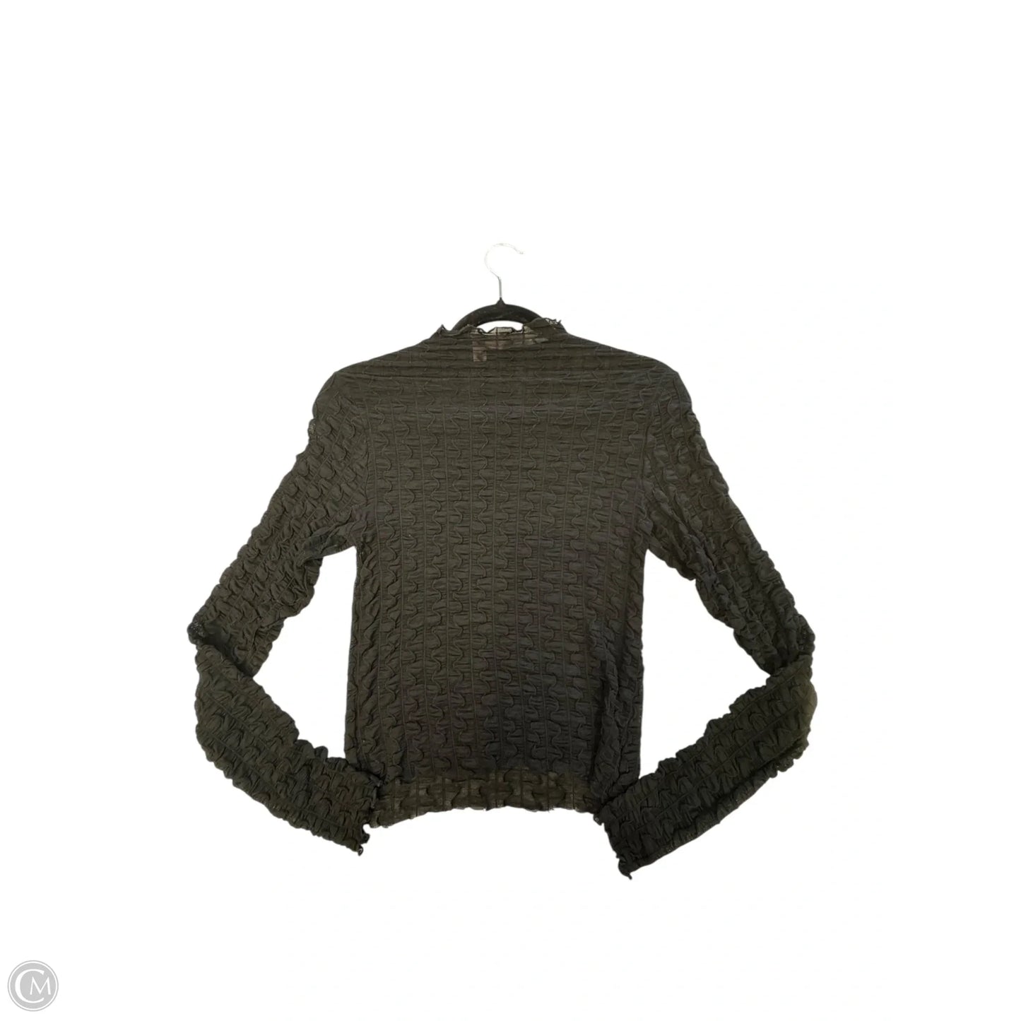 Top Long Sleeve By Clothes Mentor In Black, Size: M