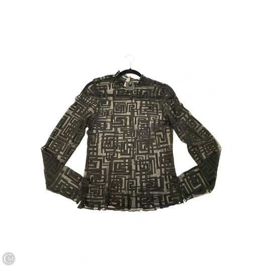 Top Long Sleeve By Clothes Mentor In Black, Size: L