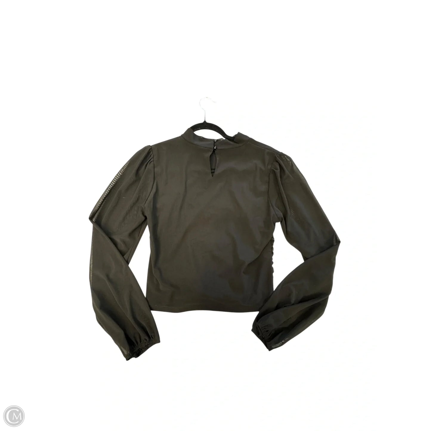 Top Long Sleeve By Clothes Mentor In Black, Size: L