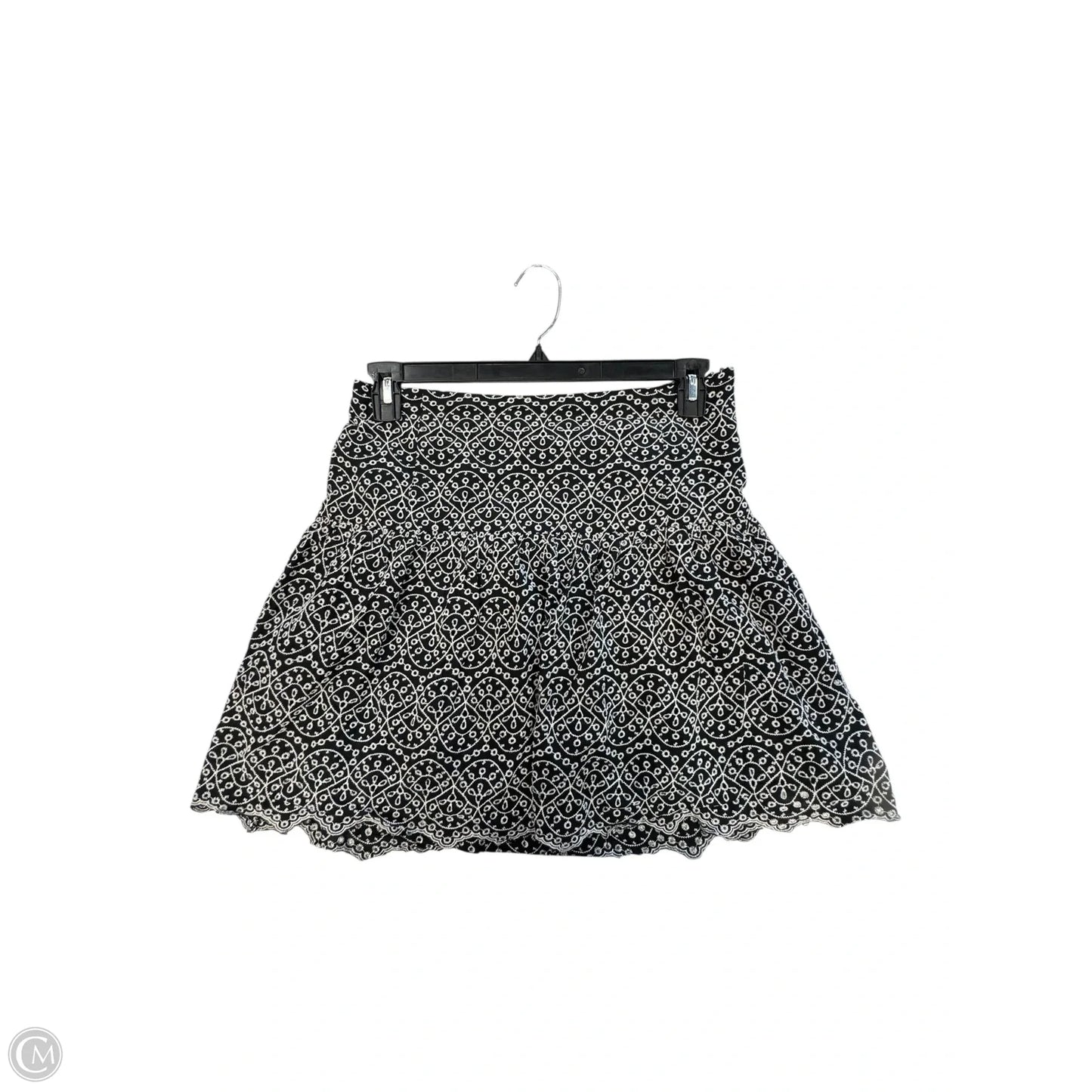 Skirt Mini & Short By Express In Black & White, Size: 10