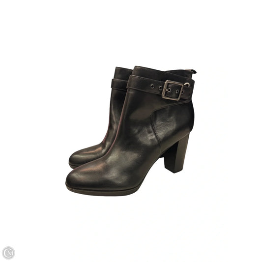 Boots Ankle Heels By Franco Sarto In Black, Size: 8.5