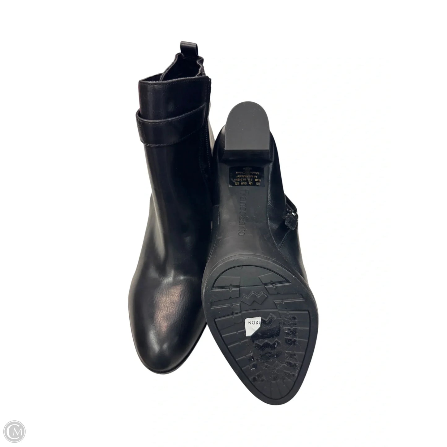 Boots Ankle Heels By Franco Sarto In Black, Size: 8.5