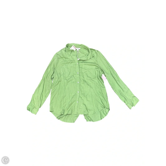 Top Long Sleeve By Beachlunchlounge In Green, Size: L