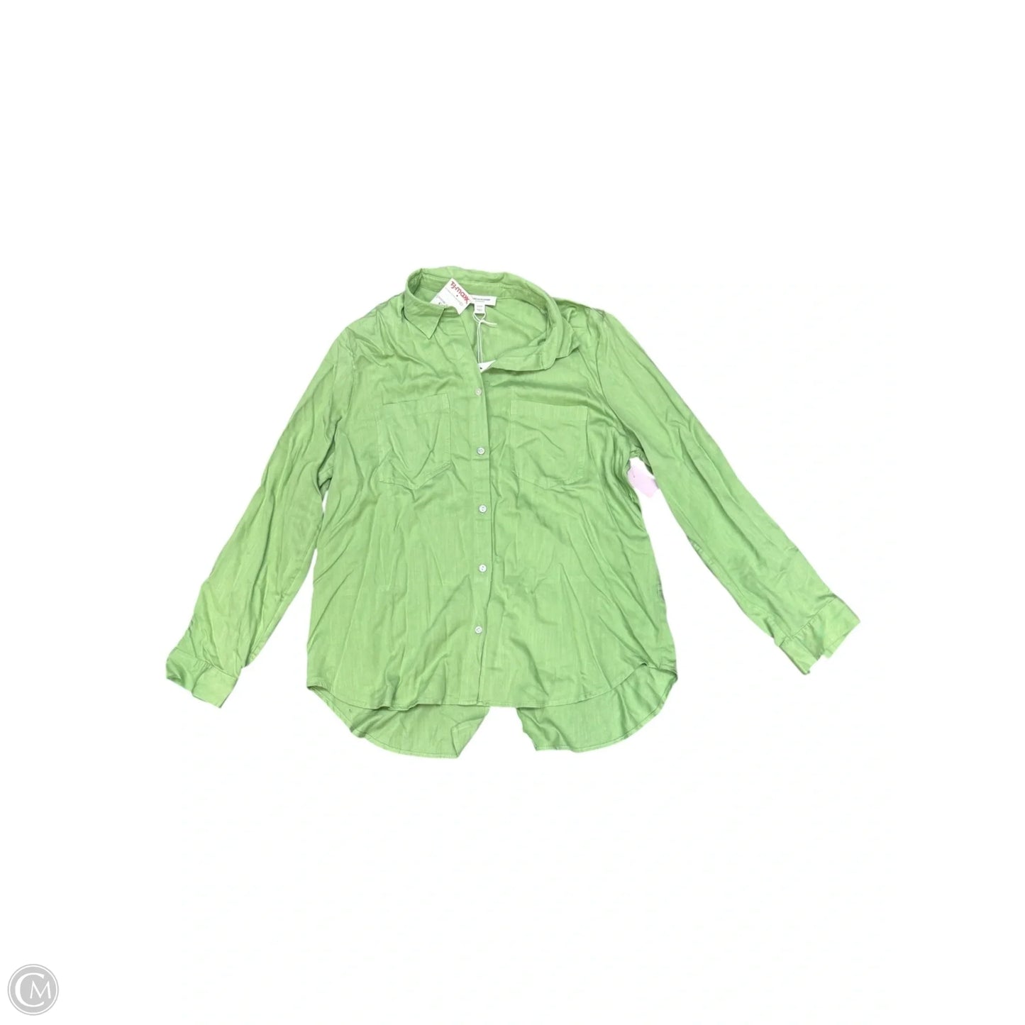 Top Long Sleeve By Beachlunchlounge In Green, Size: L