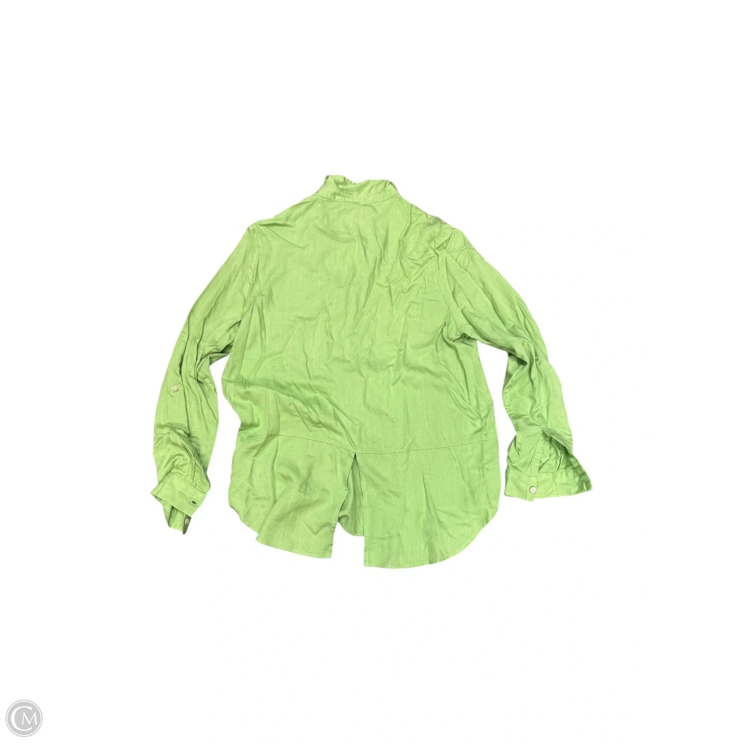 Top Long Sleeve By Beachlunchlounge In Green, Size: L