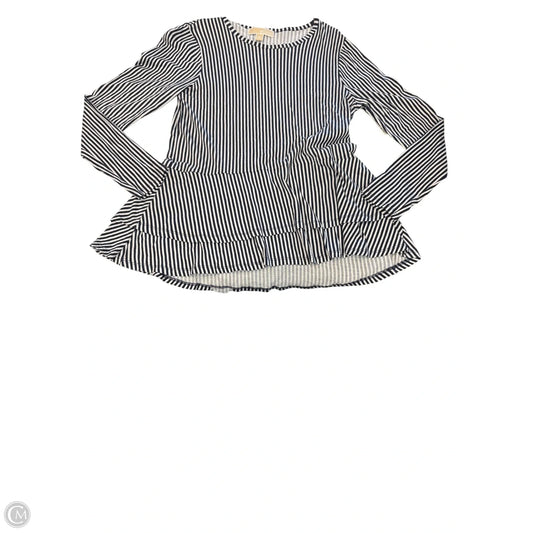 Top Long Sleeve By Michael By Michael Kors In Striped Pattern, Size: M