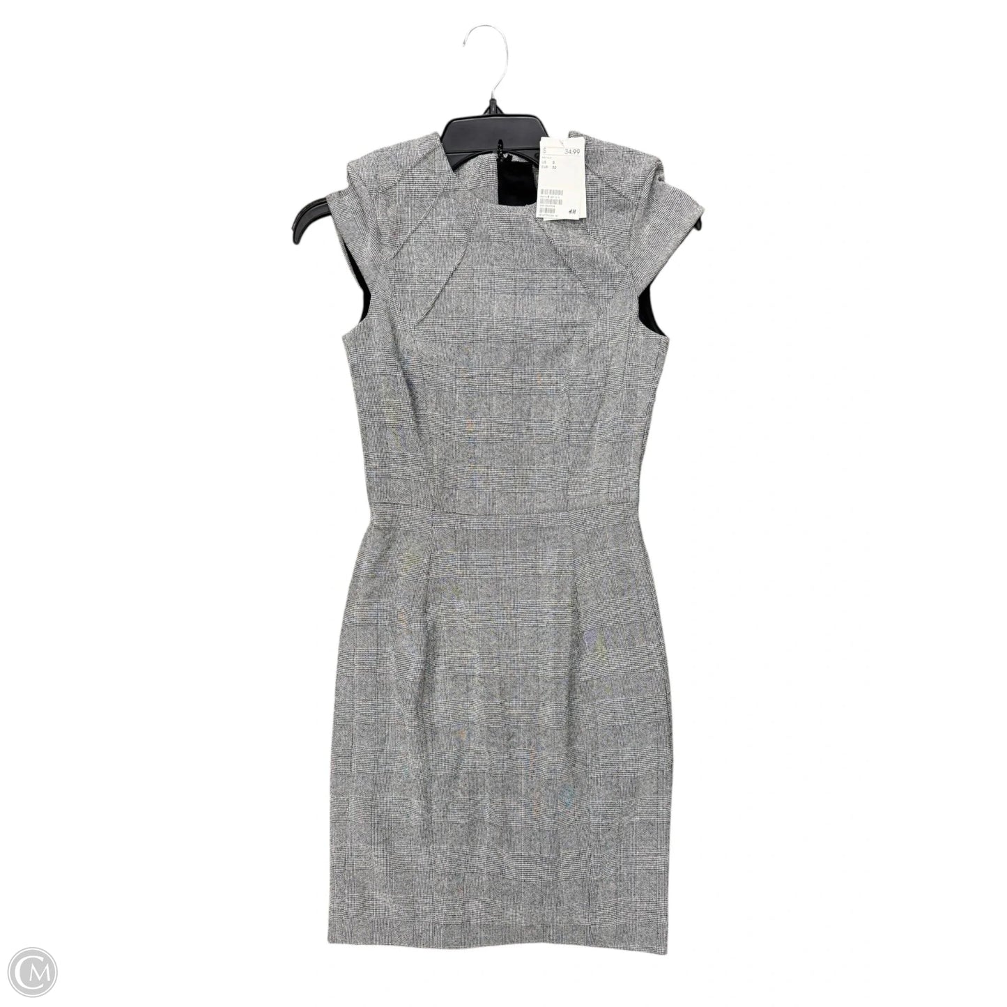 Dress Casual Short By H&m In Grey, Size: 0