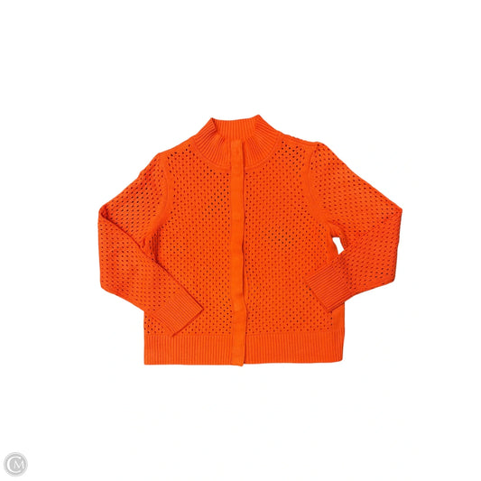Sweater By Talbots In Orange, Size: 1x