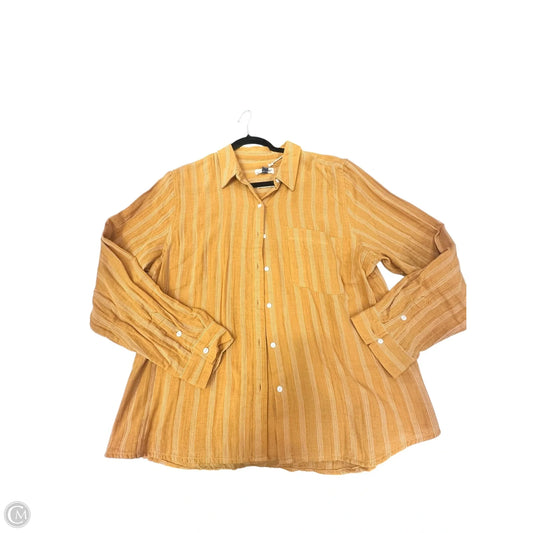Top Long Sleeve By Universal Thread In Orange, Size: Xl