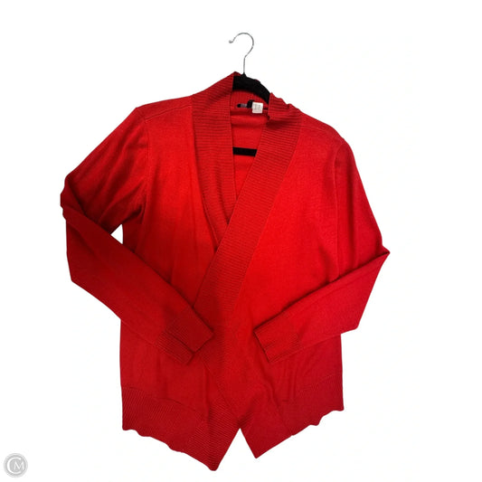 Cardigan By Eileen Fisher In Red, Size: S
