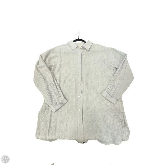 Top Long Sleeve By Eileen Fisher In Striped Pattern, Size: Sp