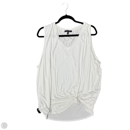 Top Sleeveless By Olivia Sky In White, Size: 3x
