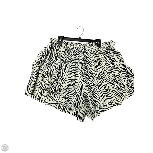 Shorts By Ava & Viv In Zebra Print, Size: 2x