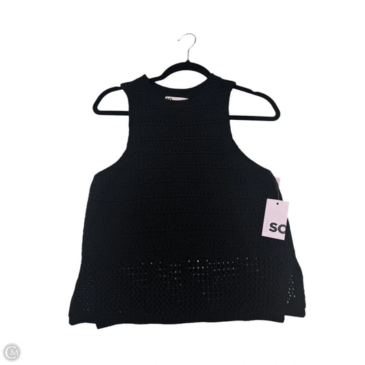 Top Sleeveless By So In Black, Size: M