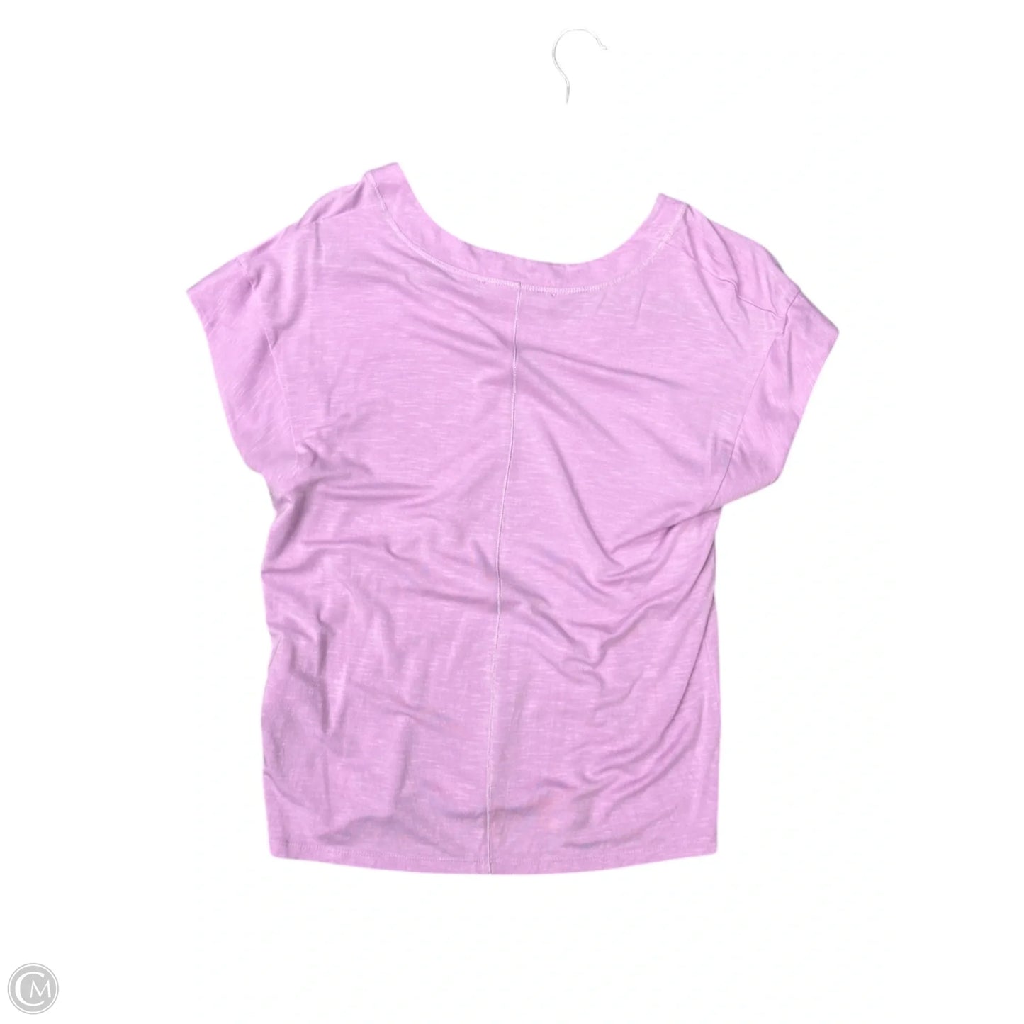 Top Short Sleeve Basic By White House Black Market In Purple, Size: S