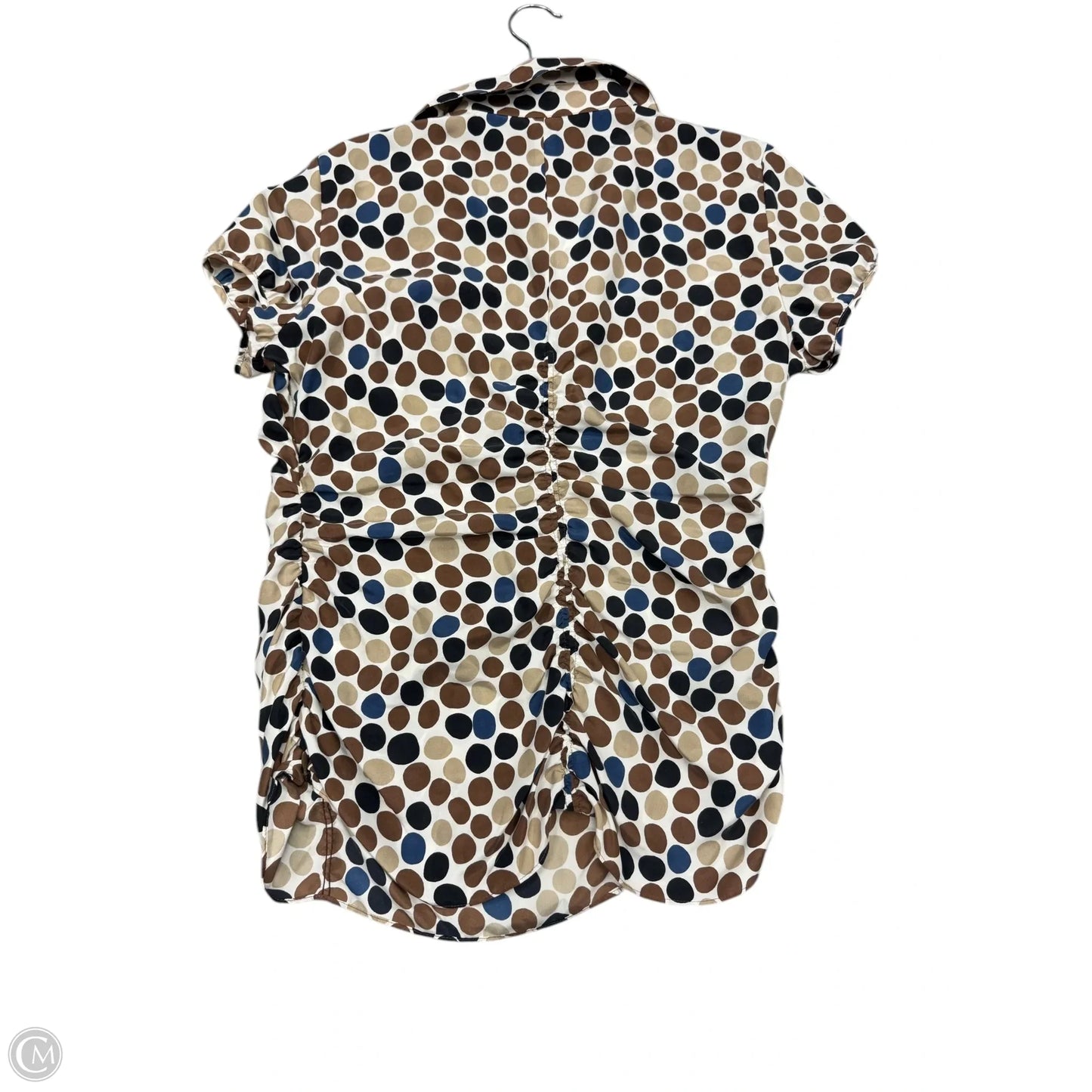 Top Short Sleeve Designer By Michael Kors In Brown, Size: 8