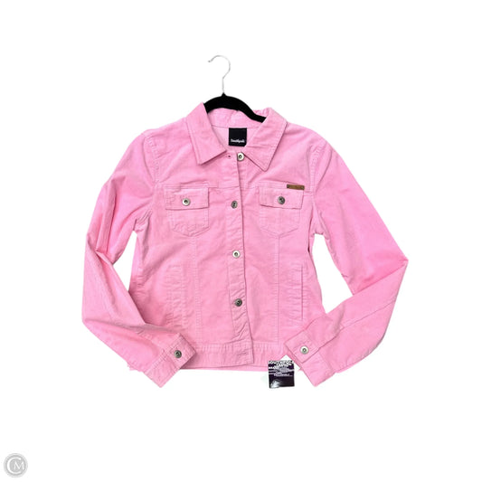 Jacket Denim By Clothes Mentor In Pink, Size: Xl