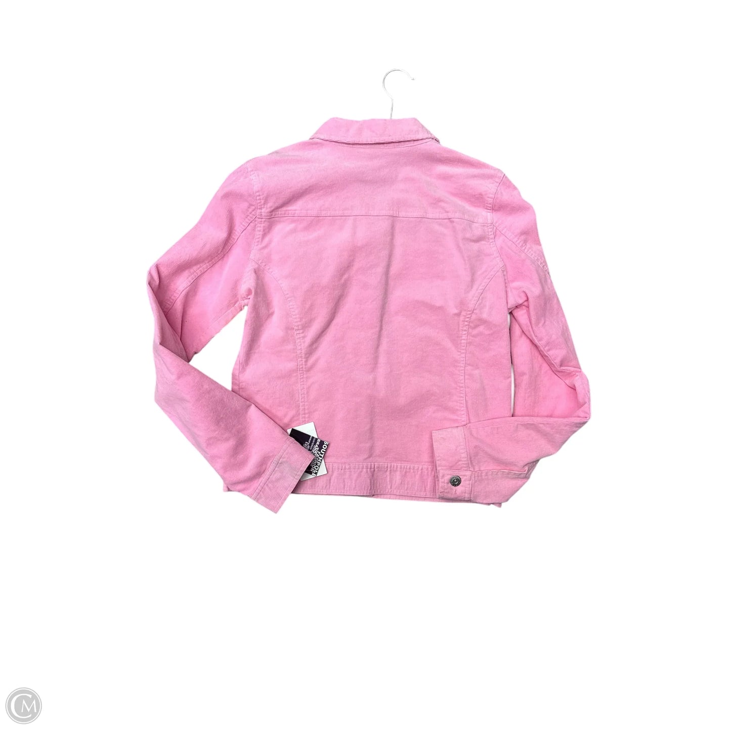 Jacket Denim By Clothes Mentor In Pink, Size: Xl