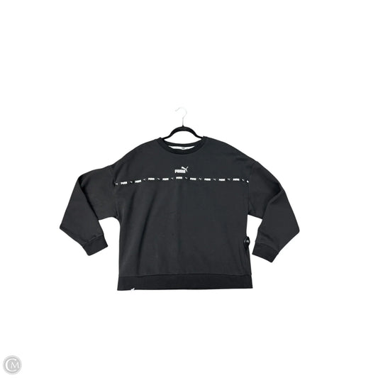 Sweatshirt Crewneck By Puma In Black, Size: Xl