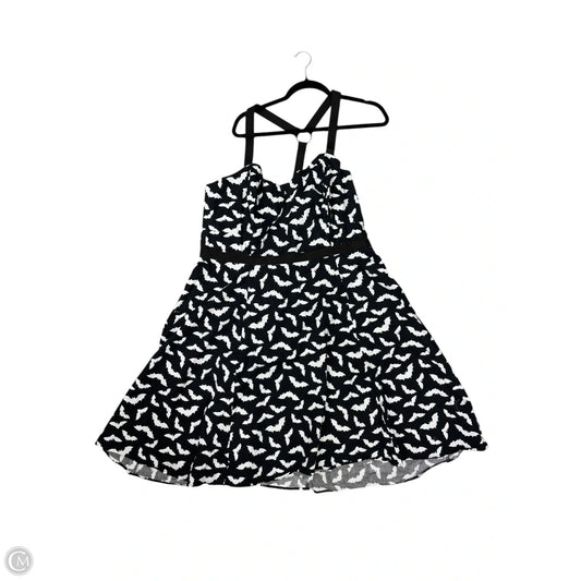Dress Casual Midi By Clothes Mentor In Black, Size: 22