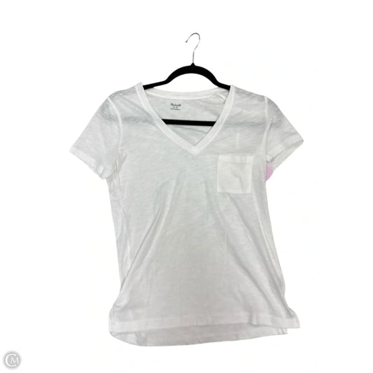 Top Short Sleeve Basic By Madewell In White, Size: Xs