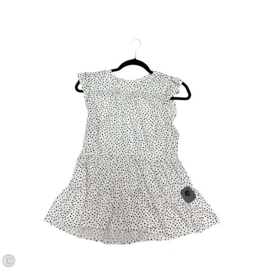Top Sleeveless By Monteau In White, Size: M