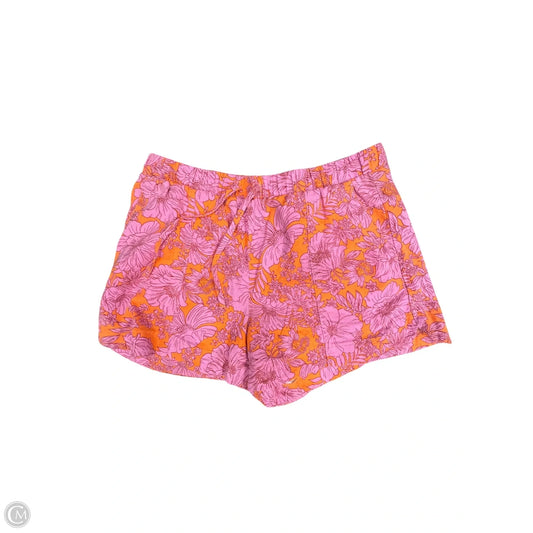 Shorts By Universal Thread In Floral Print, Size: L