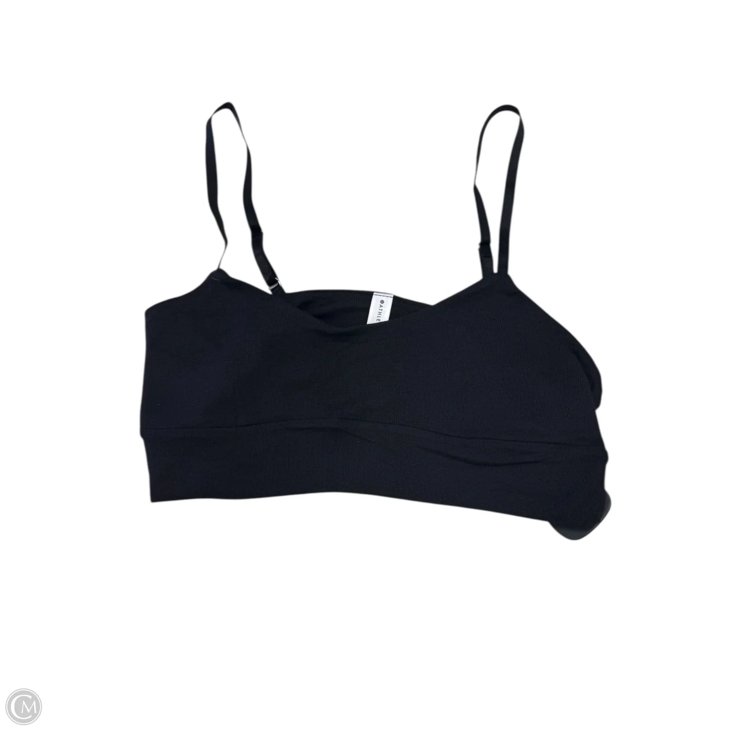Athletic Bra By Athleta In Black, Size: Xl