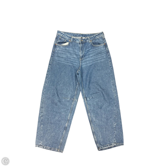 Jeans Wide Leg By Divided In Blue Denim, Size: 12