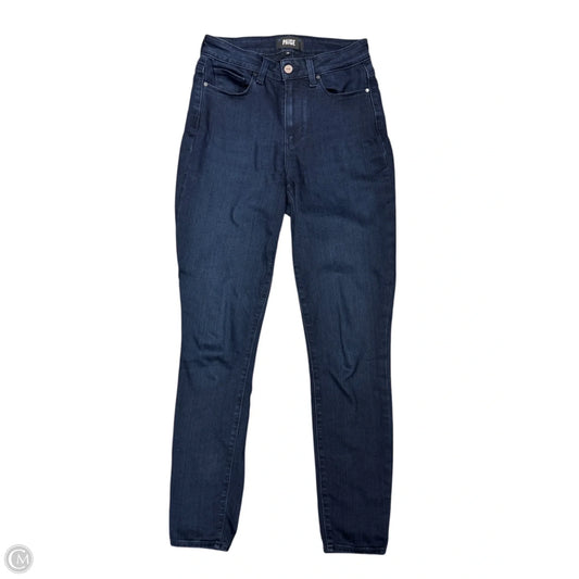 Jeans Skinny By Paige In Blue Denim, Size: 4