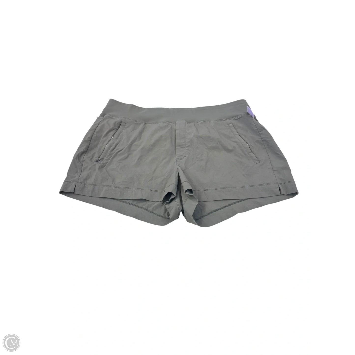 Athletic Skort By Athleta In Grey, Size: 1x