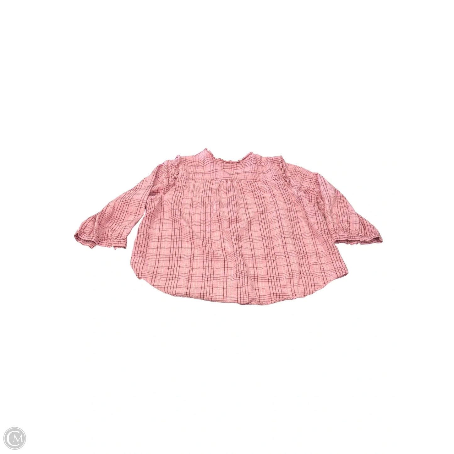 Top Long Sleeve By Lc Lauren Conrad In Pink, Size: Xxl