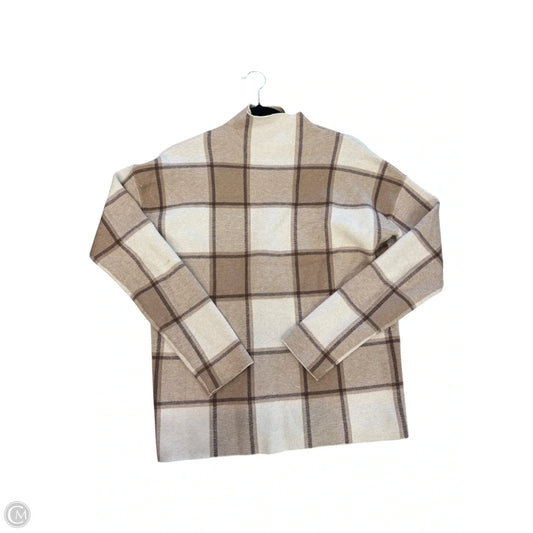 Top Long Sleeve By Tahari By Arthur Levine In Brown, Size: S