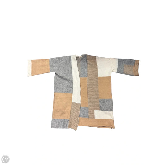 Cardigan By Lovestitch In Brown & Grey, Size: S