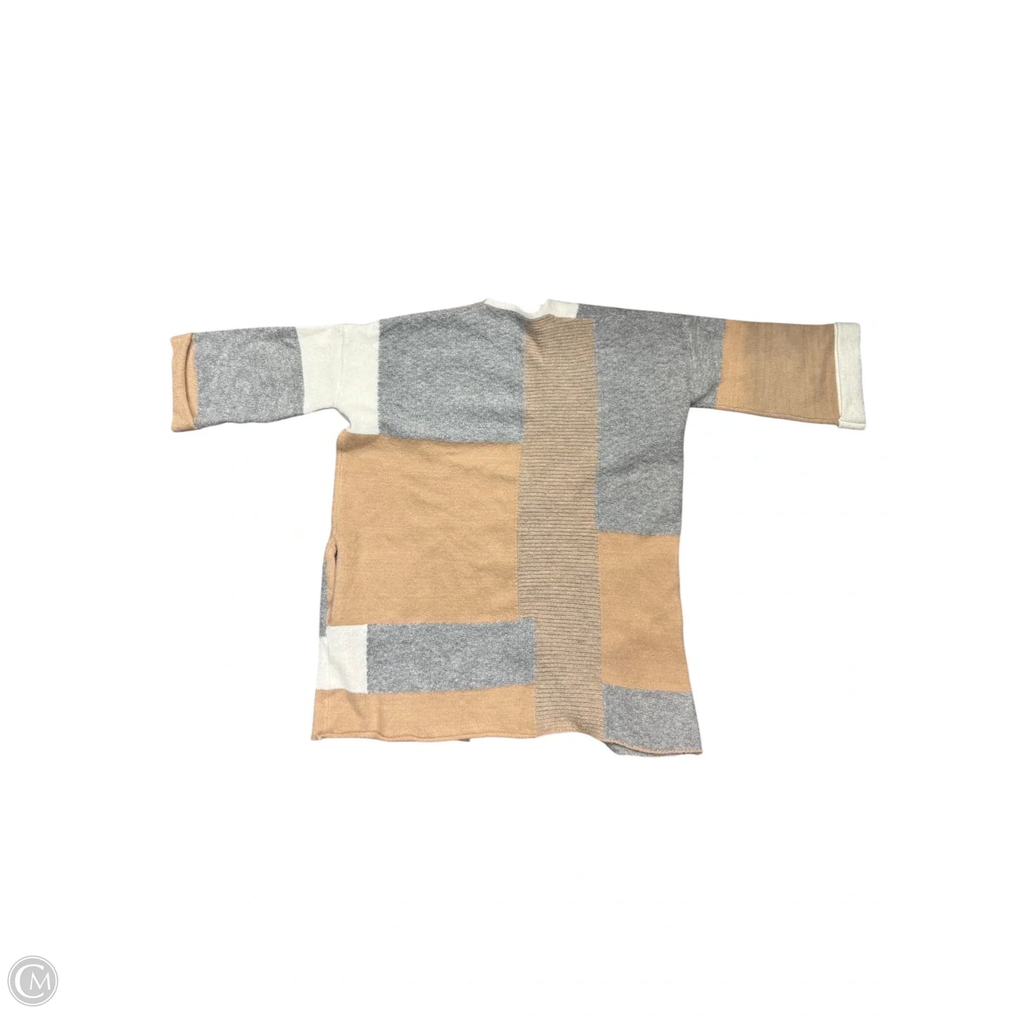 Cardigan By Lovestitch In Brown & Grey, Size: S