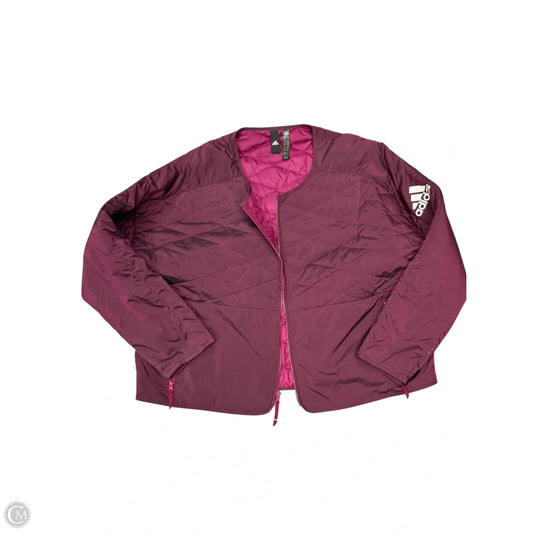 Jacket Puffer & Quilted By Adidas In Purple, Size: Xl