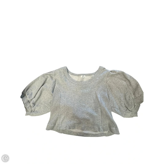 Sweater Short Sleeve By Aerie In Grey, Size: L